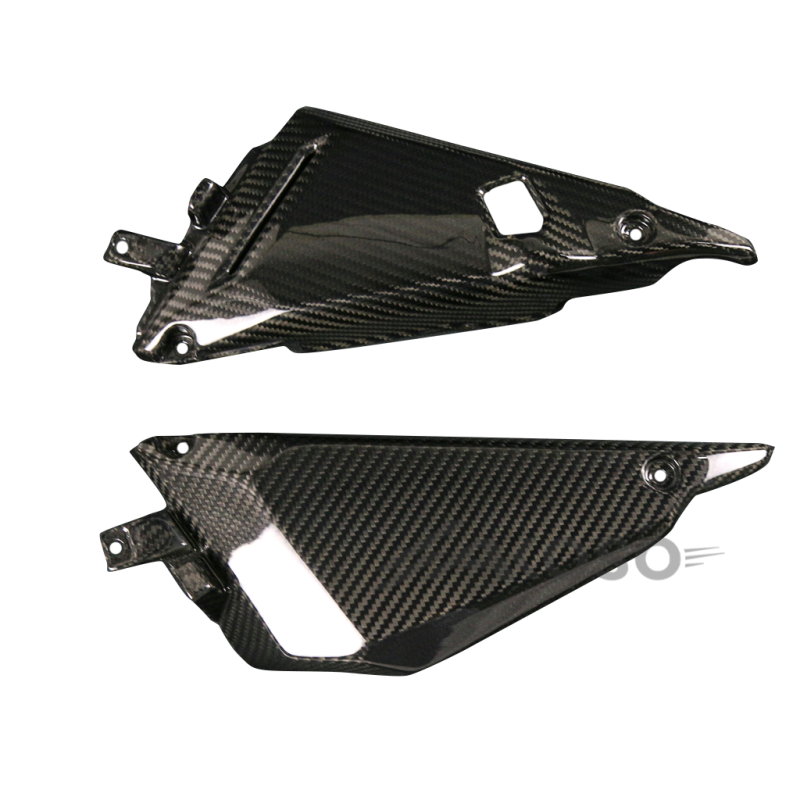 AKOSO 2014-2024 Kawasaki Ninja 650 Carbon Fiber Motorcycle Frame Shell Side Cover Fairing Trim Cowl Panel