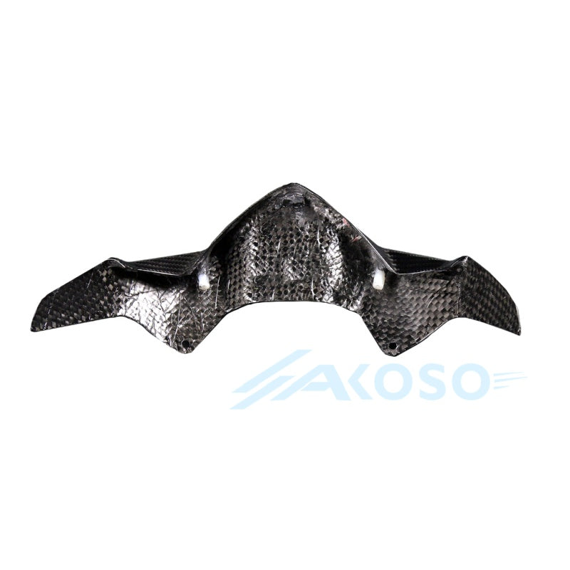 AKOSO 2017-2019 Kawasaki Z900 Carbon Fiber Motorcycle Front Beak Nose Cone Extension Fairing