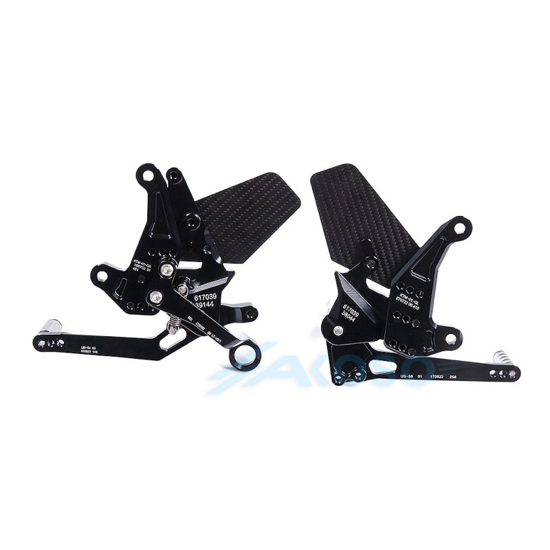  2020-2025 KTM 1290 1390 Super Duke Carbon Fiber Wing Rearset Racing CNC Adjustable Rearset