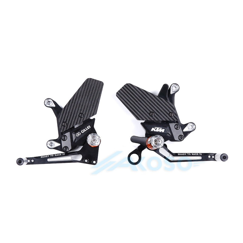  2020-2025 KTM 1290 1390 Super Duke Carbon Fiber Wing Rearset Racing CNC Adjustable Rearset