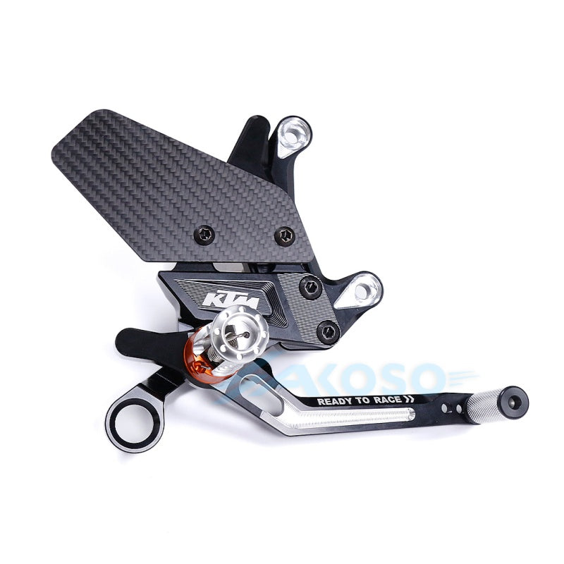  2020-2025 KTM 1290 1390 Super Duke Carbon Fiber Wing Rearset Racing CNC Adjustable Rearset