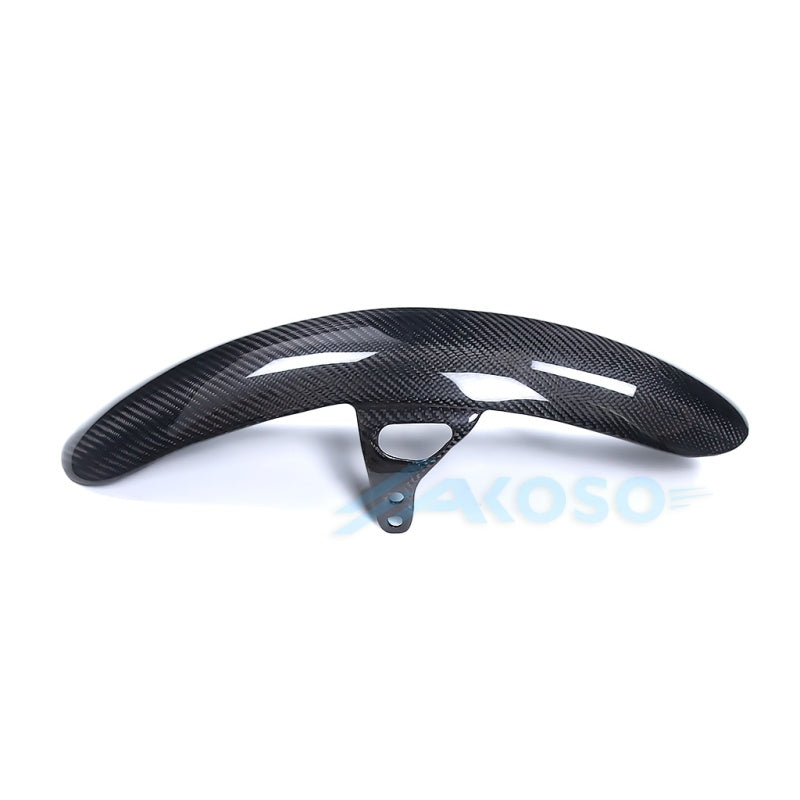 AKOSO Carbon Fiber Front Fender For Harley Davidson Dyna Street Bob Low Rider FXDC FXDLS 2007-2017