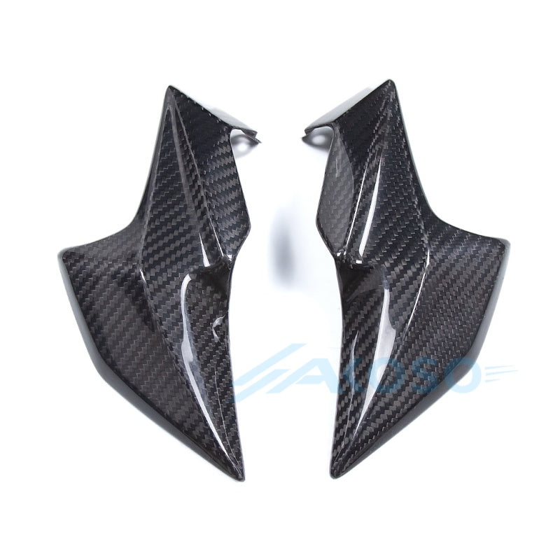 AKOSO 2020-2024 Kawasaki Z900 Carbon Fiber Motorcycle Front Side Nose Headlight Fairing Panel