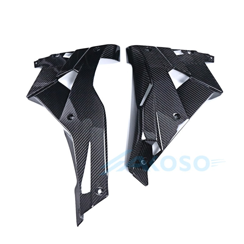AKOSO 2024+ Aprilia RS 457 3K Dry Carbon Fiber Belly Pan Lower Side Panels