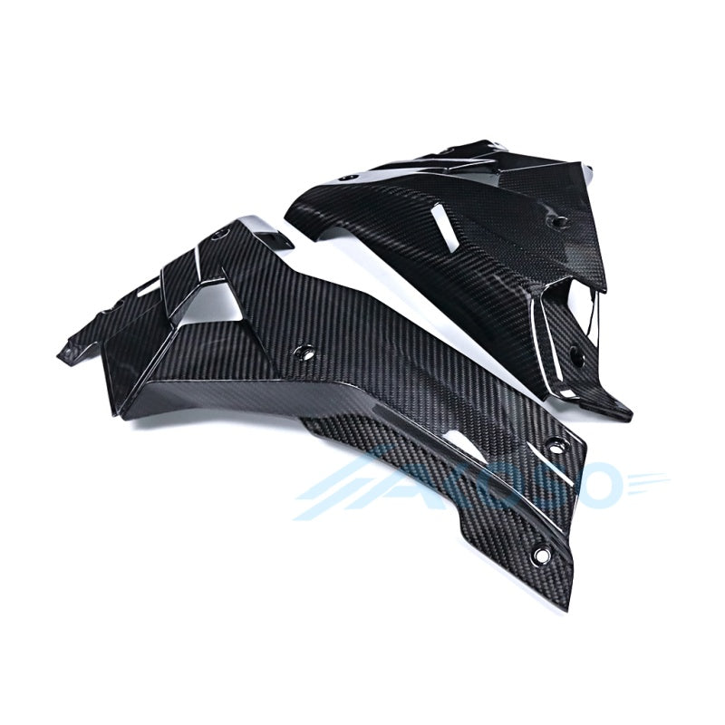 AKOSO 2024+ Aprilia RS 457 3K Dry Carbon Fiber Belly Pan Lower Side Panels