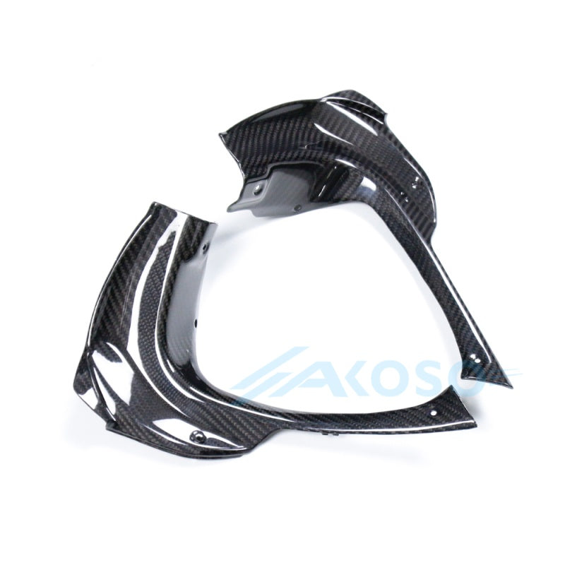 AKOSO 2021-2024 Aprilia RSV4 Carbon Fiber Dash Side Panels Covers Front Lining Fairing