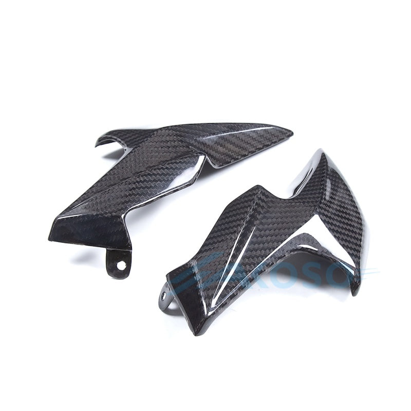 AKOSO 2020-2024 Kawasaki Z900 Carbon Fiber Motorcycle Front Side Nose Headlight Fairing Panel