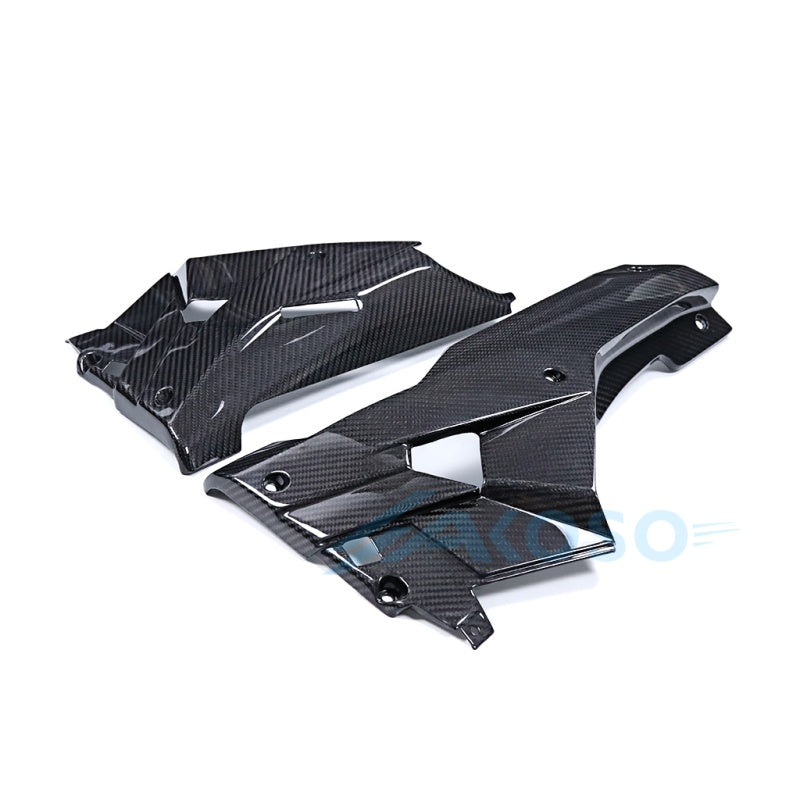 AKOSO 2024+ Aprilia RS 457 3K Dry Carbon Fiber Belly Pan Lower Side Panels