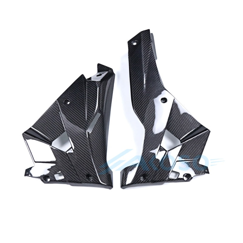 AKOSO 2024+ Aprilia RS 457 3K Dry Carbon Fiber Belly Pan Lower Side Panels