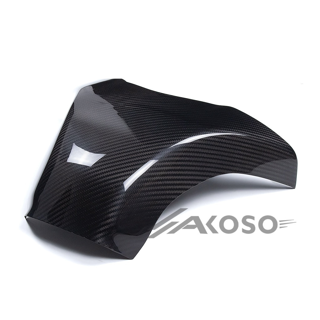 AKOSO 2021-2024 Suzuki Hayabusa GSXR 1300 Gen3 Carbon Fiber Fuel Gas Tank Cover Protector Guard