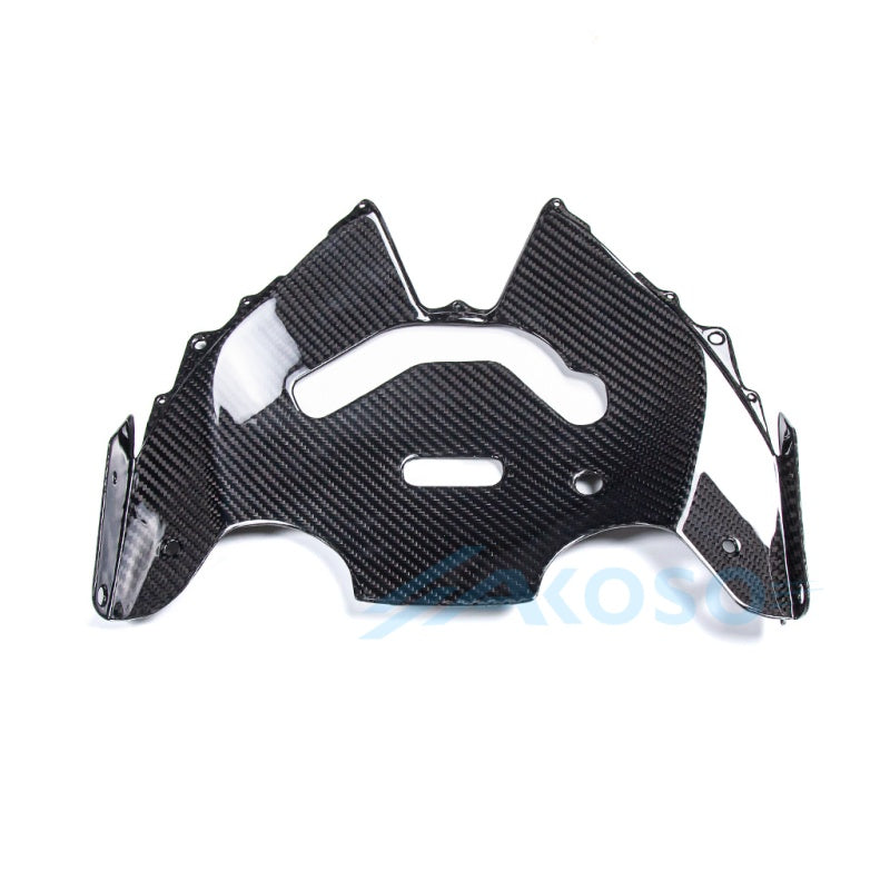 AKOSO 2015+ Kawasaki Ninja H2 H2R Real Carbon Fiber Cockpit Cover Under Front Fairing
