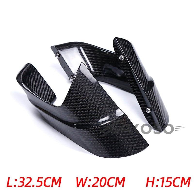 AKOSO 2021-2024 Kawasaki ZX-10R Full Carbon Fiber Winglet Spoiler Aerodynamic Wing Fairing Kit