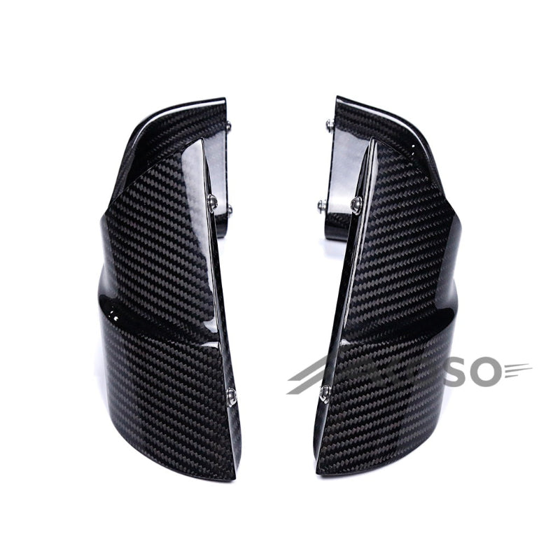 AKOSO 2021-2024 Kawasaki ZX-10R Full Carbon Fiber Winglet Spoiler Aerodynamic Wing Fairing Kit