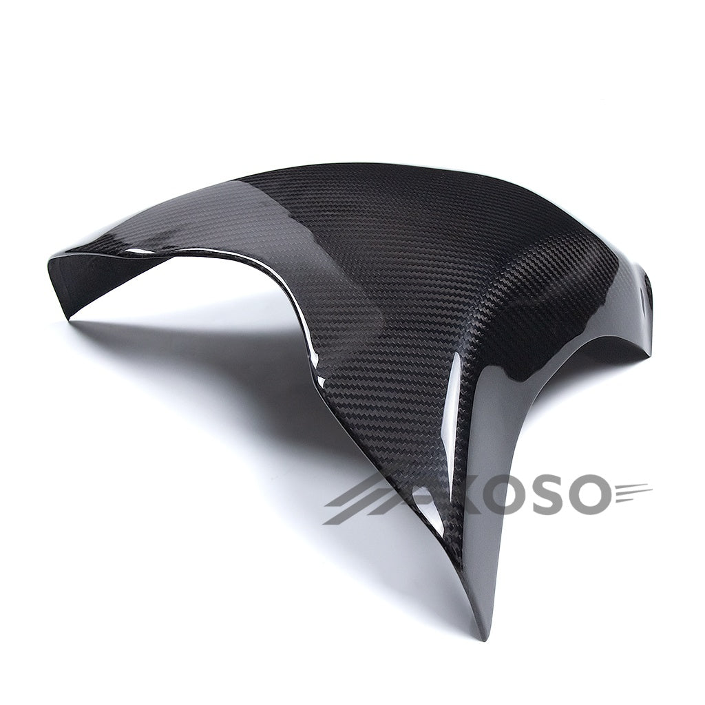 AKOSO 2021-2024 Suzuki Hayabusa GSXR 1300 Gen3 Carbon Fiber Fuel Gas Tank Cover Protector Guard