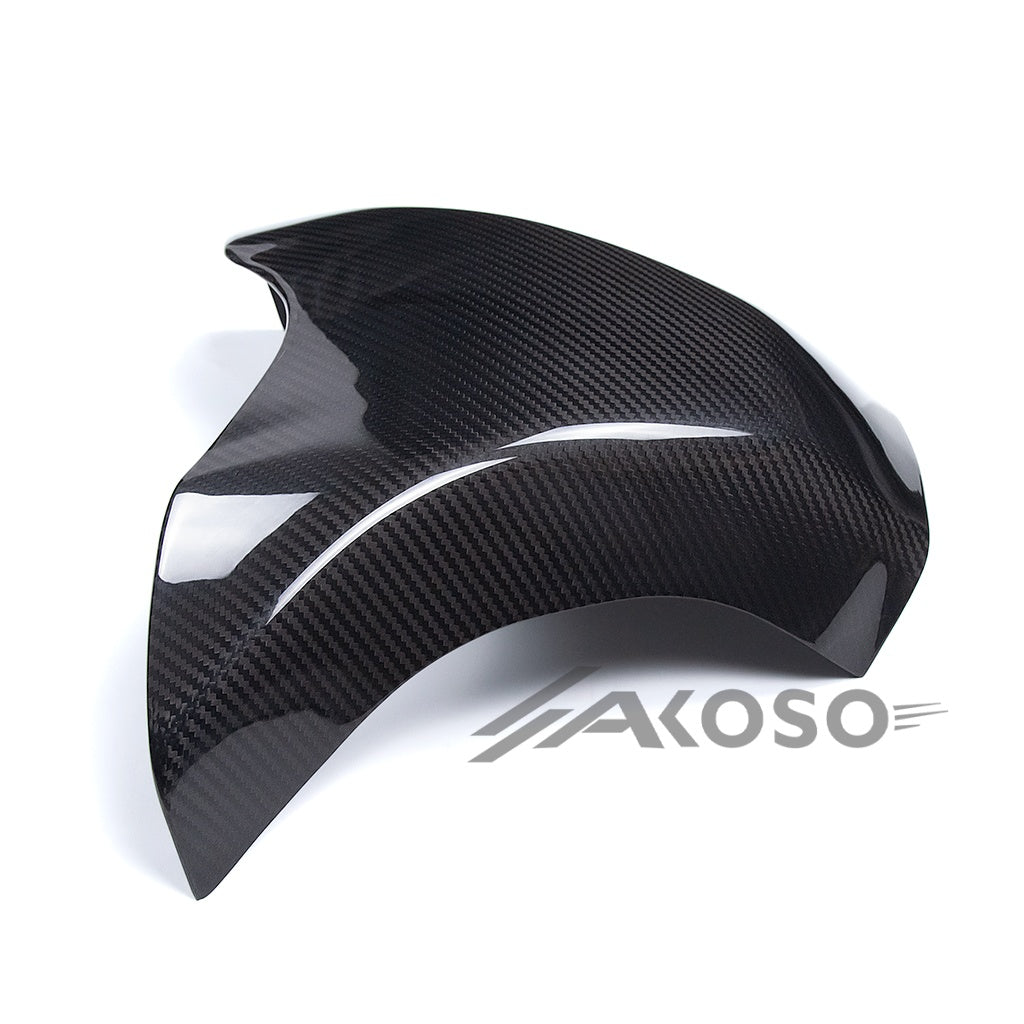 AKOSO 2021-2024 Suzuki Hayabusa GSXR 1300 Gen3 Carbon Fiber Fuel Gas Tank Cover Protector Guard