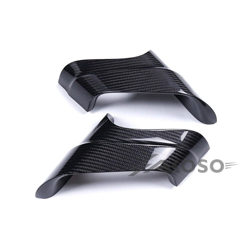 AKOSO 2021-2024 Kawasaki ZX-10R Full Carbon Fiber Winglet Spoiler Aerodynamic Wing Fairing Kit