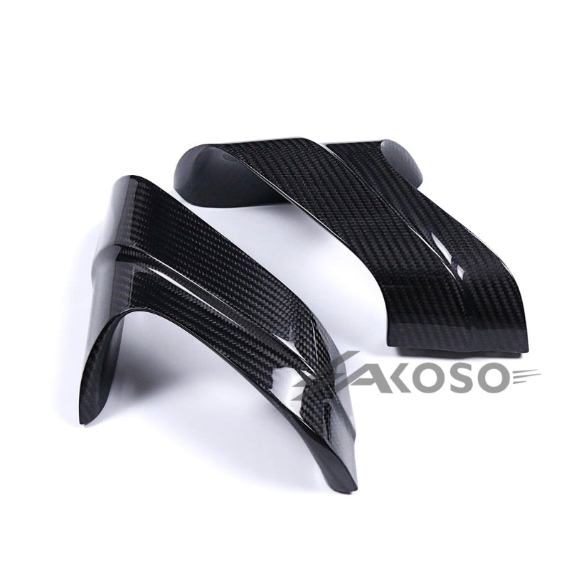 AKOSO 2021-2024 Kawasaki ZX-10R Full Carbon Fiber Winglet Spoiler Aerodynamic Wing Fairing Kit