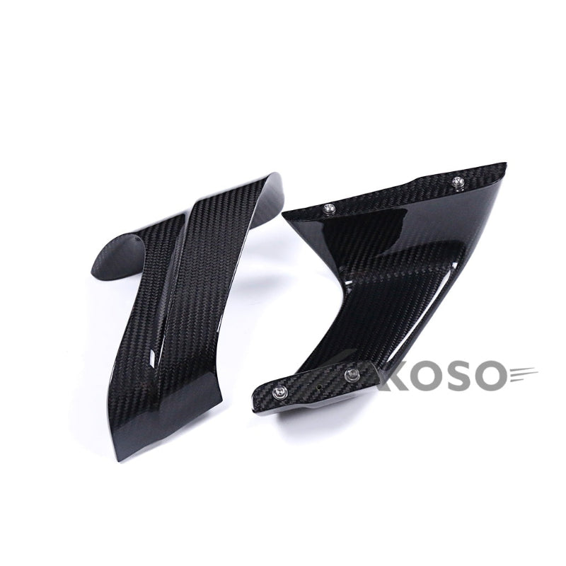 AKOSO 2021-2024 Kawasaki ZX-10R Full Carbon Fiber Winglet Spoiler Aerodynamic Wing Fairing Kit