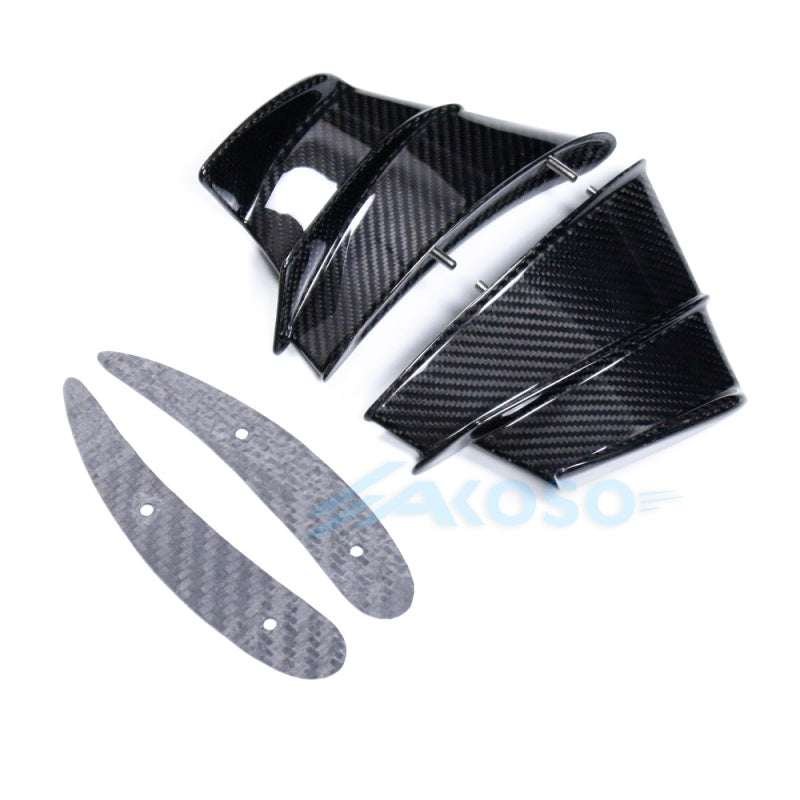 AKOSO 2020-2021 Ducati Panigale V4 V4S V4R Carbon Fiber Winglets Fixed Wind Wing Fairing