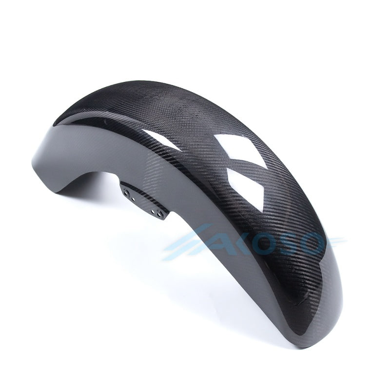AKOSO Carbon Fiber Front Fender Hugger for Harley Davidson Touring Street Glide Road King Road Glide 2014-2024