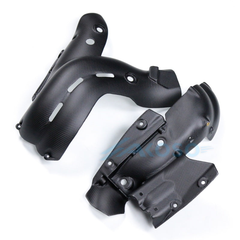 AKOSO 2018-2020 Ducati Panigale V4 V4S V4R Carbon Fiber Exhaust Cover (EURO4 Models)