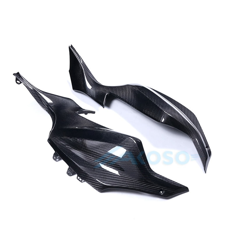 AKOSO 2014-2017 Yamaha FZ-07 MT-07 100% Carbon Fiber Tank Side Panels