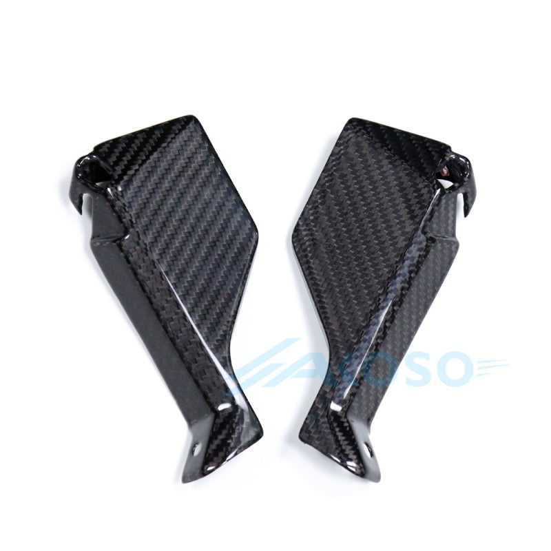 AKOSO 2009-2014 BMW S1000RR 3K Carbon Fiber Headlight Lower Side Fairing