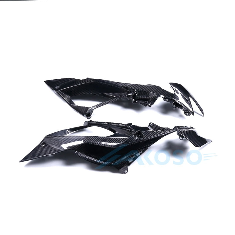 AKOSO 2019-2023 Kawasaki Ninja ZX-6R 636 Carbon Fiber Side Panels Inner