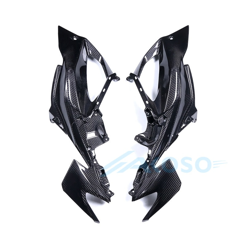 AKOSO 2019-2023 Kawasaki Ninja ZX-6R 636 Carbon Fiber Side Panels Inner