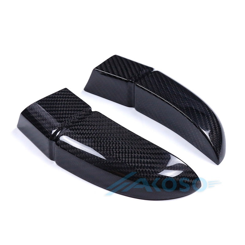 AKOSO Universal Carbon Fiber Motorcycle Brake Disk Cooler Air Duct for S1000RR CBR1000RR RS660 Panigale V4 MT07