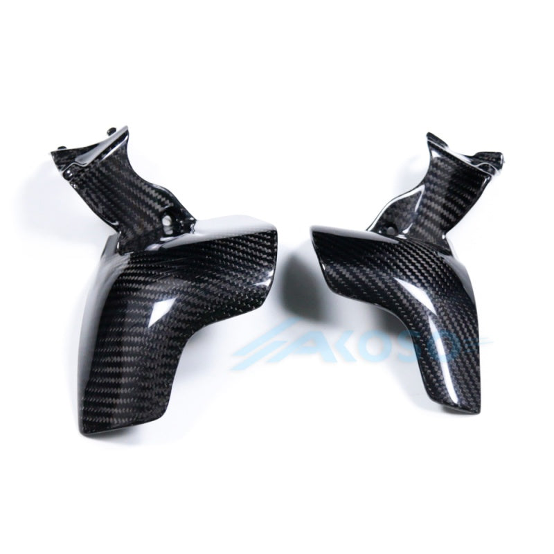AKOSO Carbon Fiber Mid Frame Air Deflector Heat Shield for Harley Softail Breakout Street Bob Fat Bob Low Rider Fxbr 2018+
