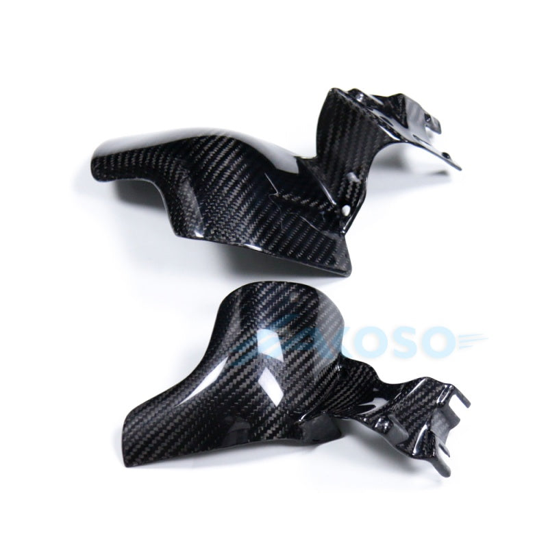 AKOSO Carbon Fiber Mid Frame Air Deflector Heat Shield for Harley Softail Breakout Street Bob Fat Bob Low Rider Fxbr 2018+