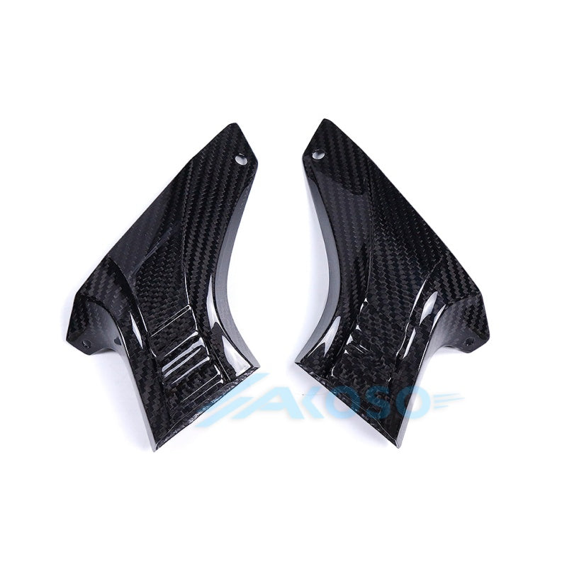 AKOSO Universal Carbon Fiber Motorcycle Brake Disk Cooler Air Duct for S1000RR Hayabusa Gen3 GSXR1000 Ninja 500