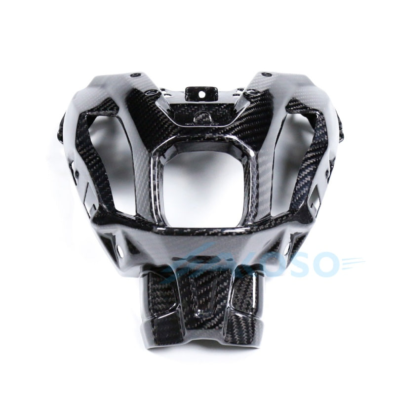 AKOSO 2021-2024 Yamaha MT07 FZ07 Carbon Fiber Front Upper Fairing Headlight Cover