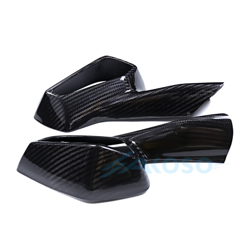 AKOSO 2020-2025 Honda NSS350 Carbon Fiber Rear View Mirror Patch Covers