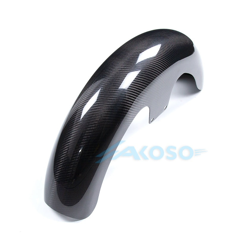 AKOSO Harley Davidson Touring Carbon Fiber 23" Front Fender for Street Glide Road Glide Road King Custom Baggers