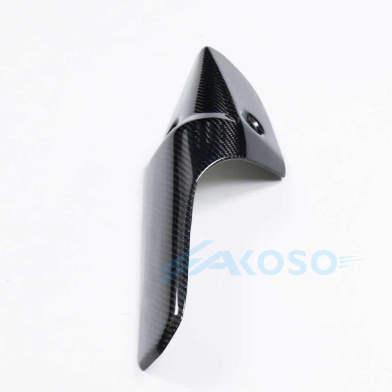 AKOSO 2019+ Kawasaki Ninja ZX-6R 636 Carbon Fiber Exhaust Pipe Guard Cover