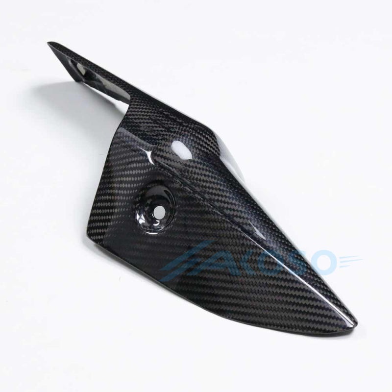 AKOSO 2019+ Kawasaki Ninja ZX-6R 636 Carbon Fiber Exhaust Pipe Guard Cover