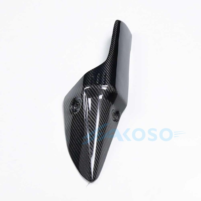 AKOSO 2019+ Kawasaki Ninja ZX-6R 636 Carbon Fiber Exhaust Pipe Guard Cover