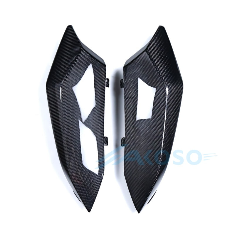 AKOSO 2024+ Triumph Daytona 660 Carbon Fiber Rear Side Panels Tail Fairing