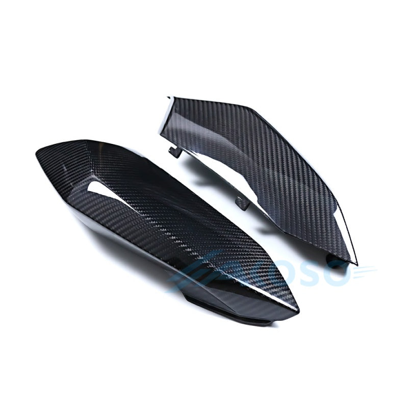 AKOSO 2024+ Triumph Daytona 660 Carbon Fiber Rear Side Panels Tail Fairing