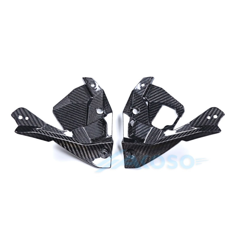 AKOSO 2014-2017 Yamaha FZ-07 MT-07 100% Carbon Fiber Inner Panels Fuel Tank