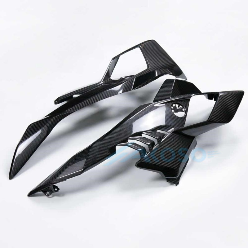AKOSO 2025 BMW S1000RR Carbon Fiber Front Upper Side Panel Winglets Fairing Kit 