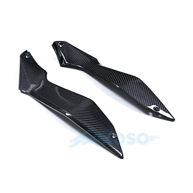 AKOSO 2021+ Kawasaki Z H2 100% Carbon Fiber Rear Seat Side Panels 