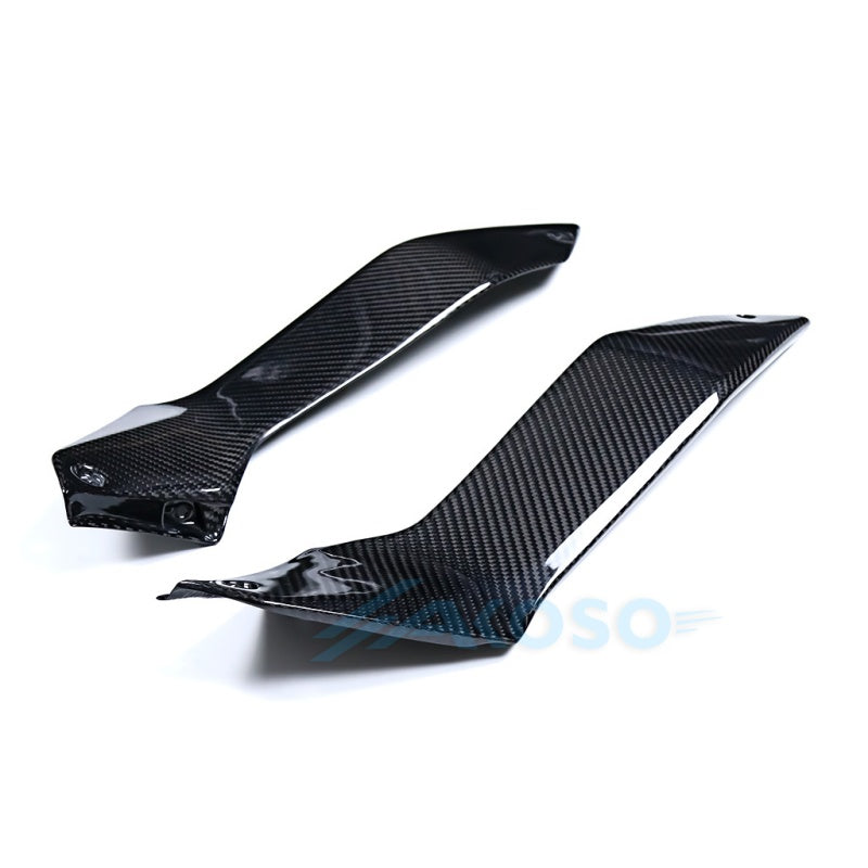 AKOSO 2021+ Kawasaki Z H2 100% Carbon Fiber Rear Seat Side Panels 