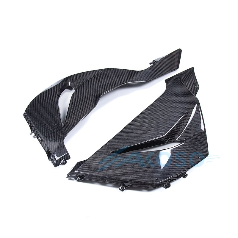 AKOSO 2019-2023 Kawasaki Ninja ZX-6R 636 Carbon Fiber Lower Side Panels