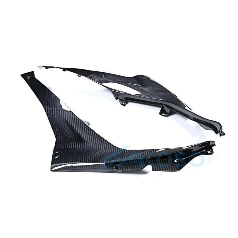AKOSO 2024+ Aprilia RS 457 3K Dry Carbon Fiber Side Panels Under Seat