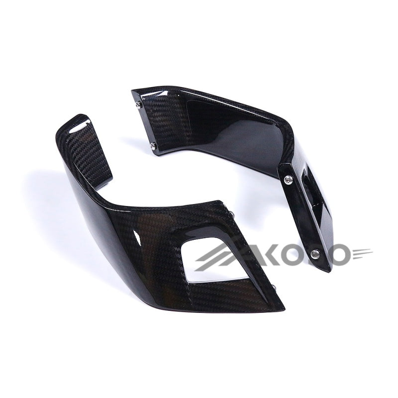 AKOSO 2021-2024 Kawasaki ZX10R ZX-10R Full Carbon Fiber Winglet Spoiler Aerodynamic Fairing Wing Kit 