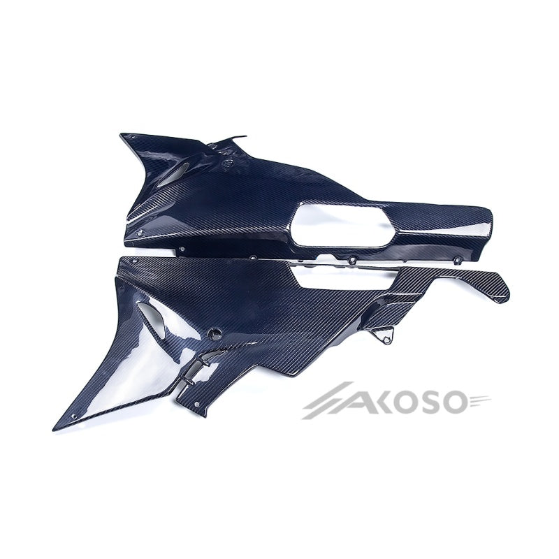 AKOSO 2015-2018 BMW S1000RR Carbon Fiber Belly Pan Lower Side Fairing Racing Version