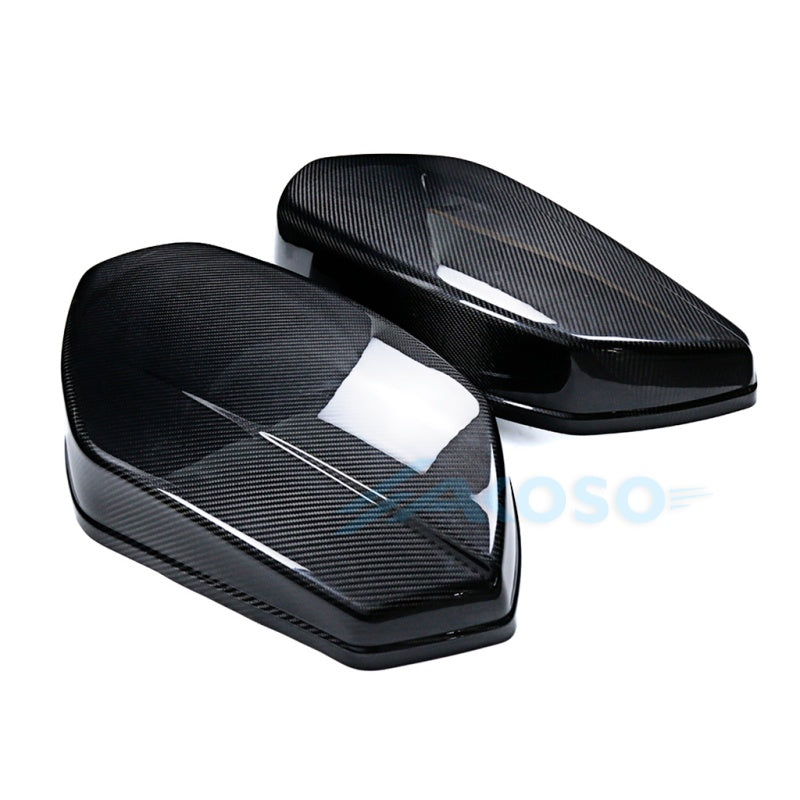 AKOSO Carbon Fiber Saddlebag Covers for Harley Davidson Softail Low Rider S ST 2022-2025